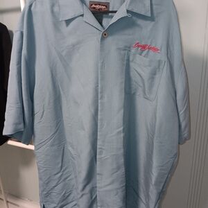 NICE BARRETT JACKSON BUTTON DOWN SHIRT SIZE XL EMBROIDERED